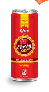 330ml Cherry Flavor Soda Soft Drink Supplier